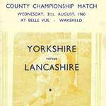 1960 Yorkshire v Lancashire