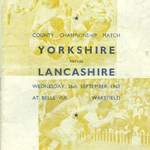 1962 Yorkshire v Lancashire