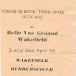1963-64 Yorkshire Inter-town Final Open Age