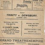 1921 Trinity v Dewsbury Lazenby Cup