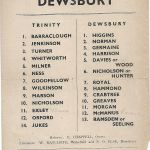 Trinity v Dewsbury Lazenby Cup 31.8.40 front